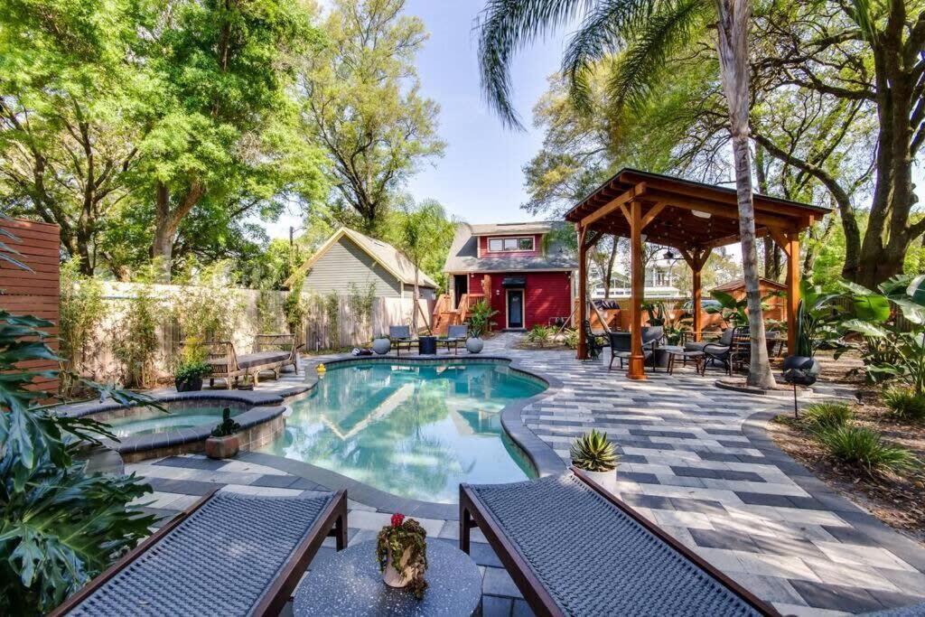 Unique Studio W Pool Spa & Gardens Near Downtown Jacksonville Exterior foto