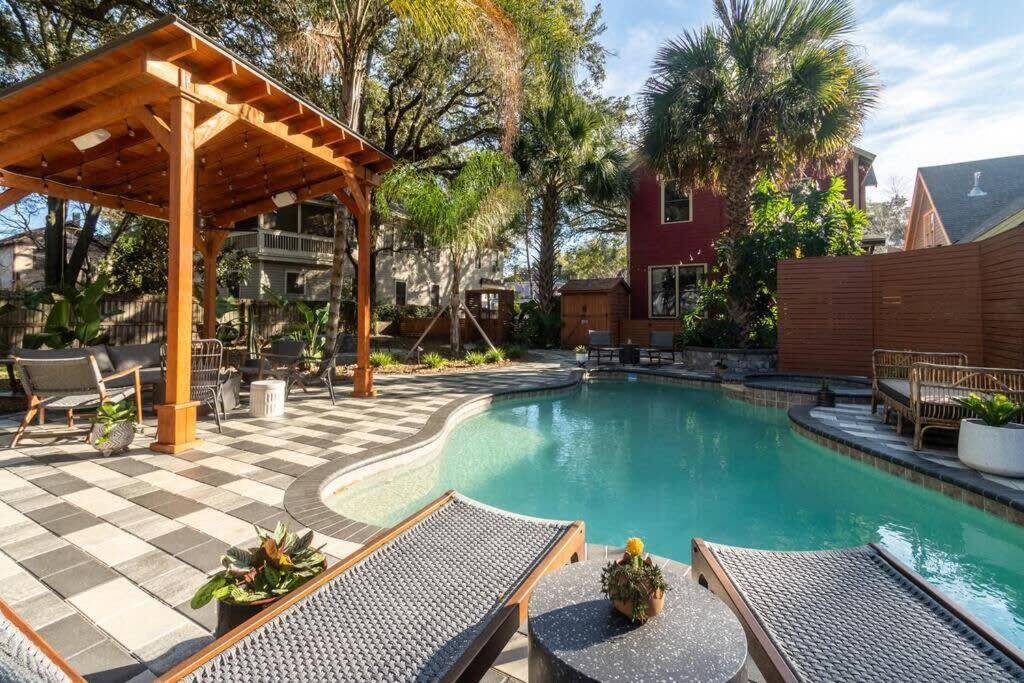 Unique Studio W Pool Spa & Gardens Near Downtown Jacksonville Exterior foto